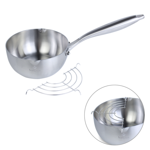 Chảo Inox 304 Liền Khối Miệng Rót Kalpen Lager LG24