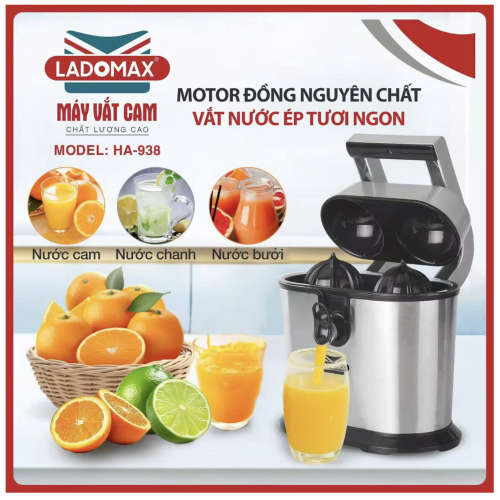 Máy vắt cam hai đầu Ladomax HA-938