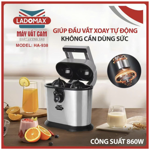 Máy vắt cam hai đầu Ladomax HA-938