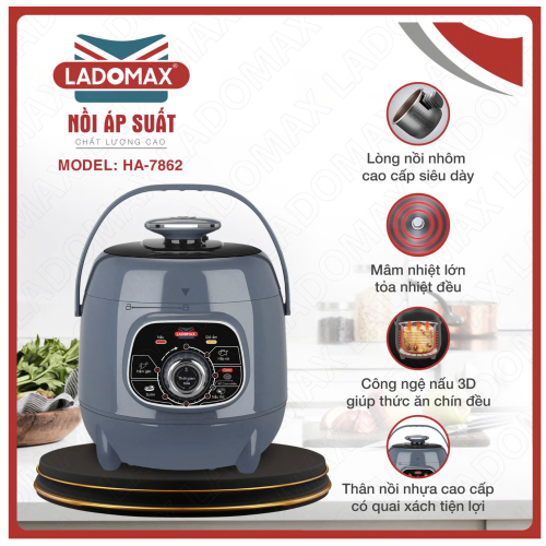 Nồi áp suất Ladomax HA-7862