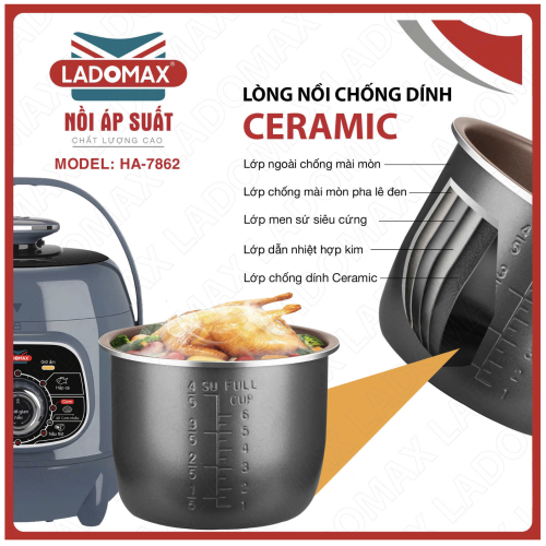 Nồi áp suất Ladomax HA-7862