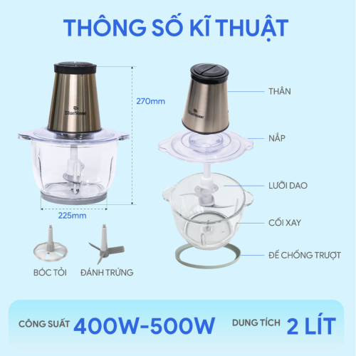 Máy xay thịt BlueStone CHB-5151