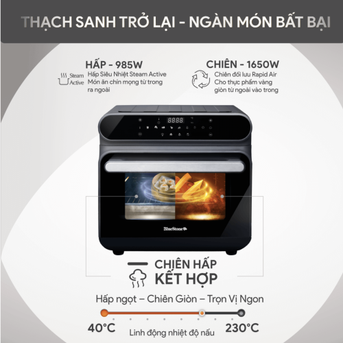 Nồi chiên không dầu hơi nước BlueStone AFB-5895