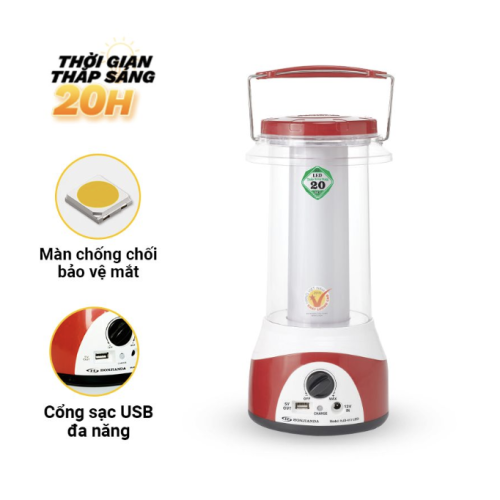 Đèn sạc Honjianda HJD-413