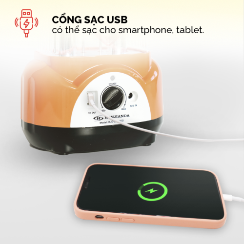 Đèn sạc Honjianda HJD-222