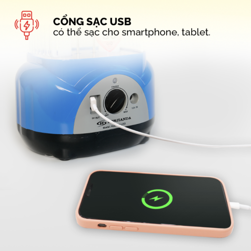 Đèn sạc Honjianda HJD-322