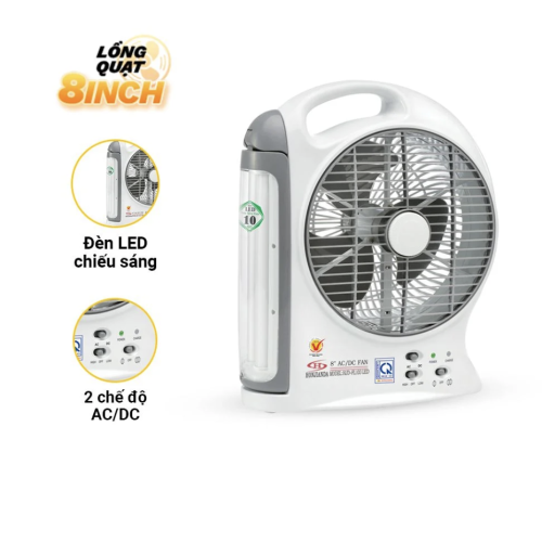 Quạt sạc Honjianda HJD-FL103 LED