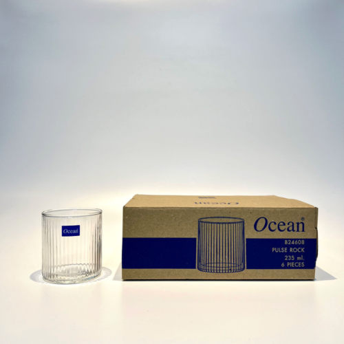 Ly Thủy Tinh Ocean Pulse Rock B24608 - 235ml Chính Hãng