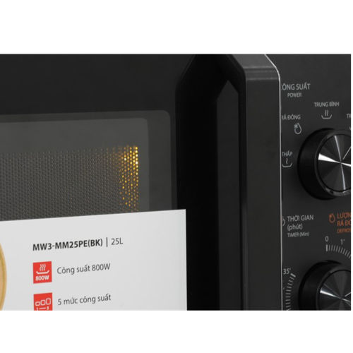 Lò Vi Sóng Cơ Toshiba 25 Lít MW3-MM25PE(BK) – Hàng Chính Hãng Cao Cấp