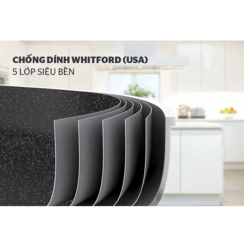 Chảo nhôm sâu chống dính đáy từ Sunhouse SHS26MRD