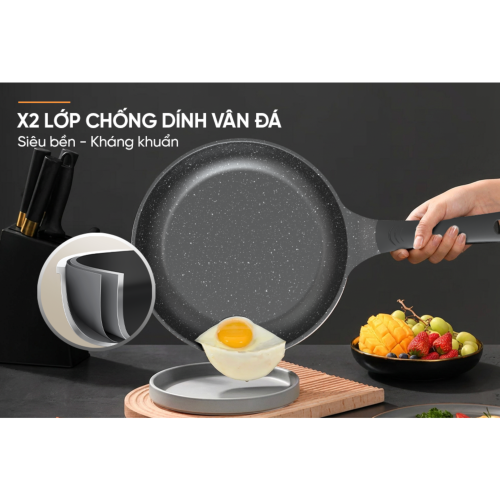 Chảo nhôm chống dính Sunhouse SBD30