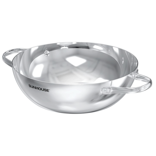 Chảo xào inox liền khối Sunhouse Healthy IN24M12