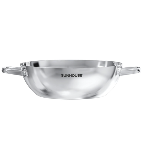 Chảo xào inox liền khối Sunhouse Healthy IN26M12