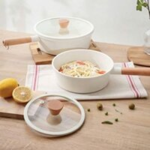 Chảo nhôm nguyên khối thành cao Elegant Kaiyo 18cm KAC-2201