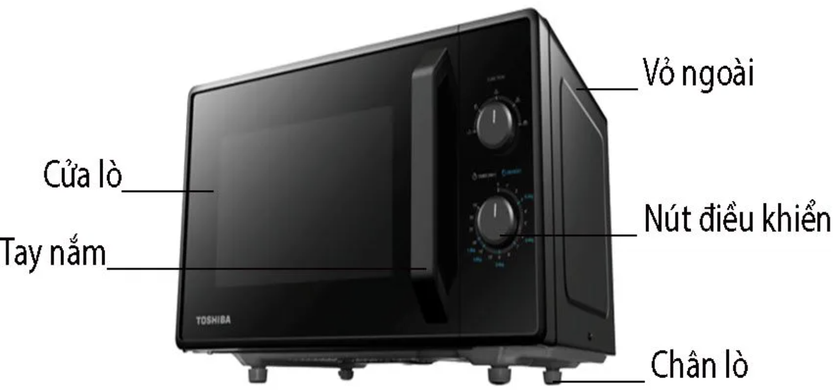 Lò Vi Sóng Cơ Toshiba 24 Lít MW2-MM24PC(BK)