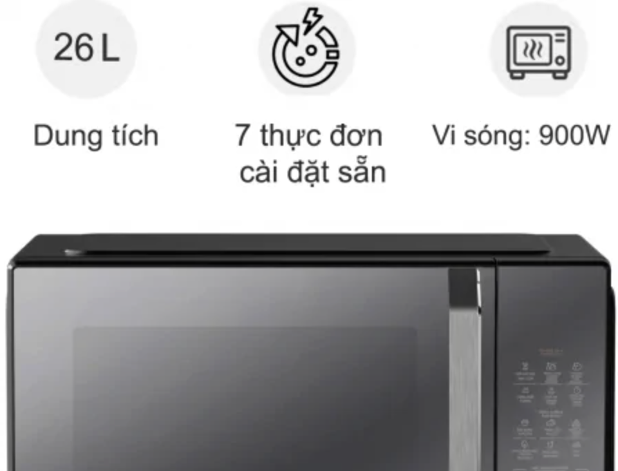 Lò Vi Sóng Điện Tử Toshiba MW3-EM26PE(BM)VN