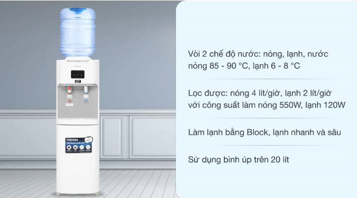 Cây Nước Nóng Lạnh Toshiba RWF-W1664TV(K1)