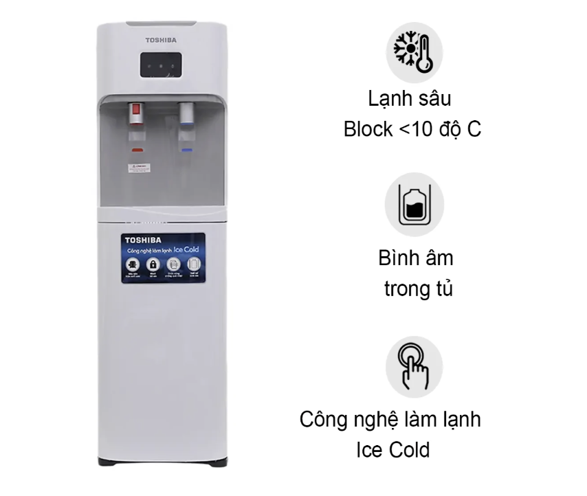 Cây Nước Nóng Lạnh Hút Bình Toshiba RWF-W1669BV(W1)