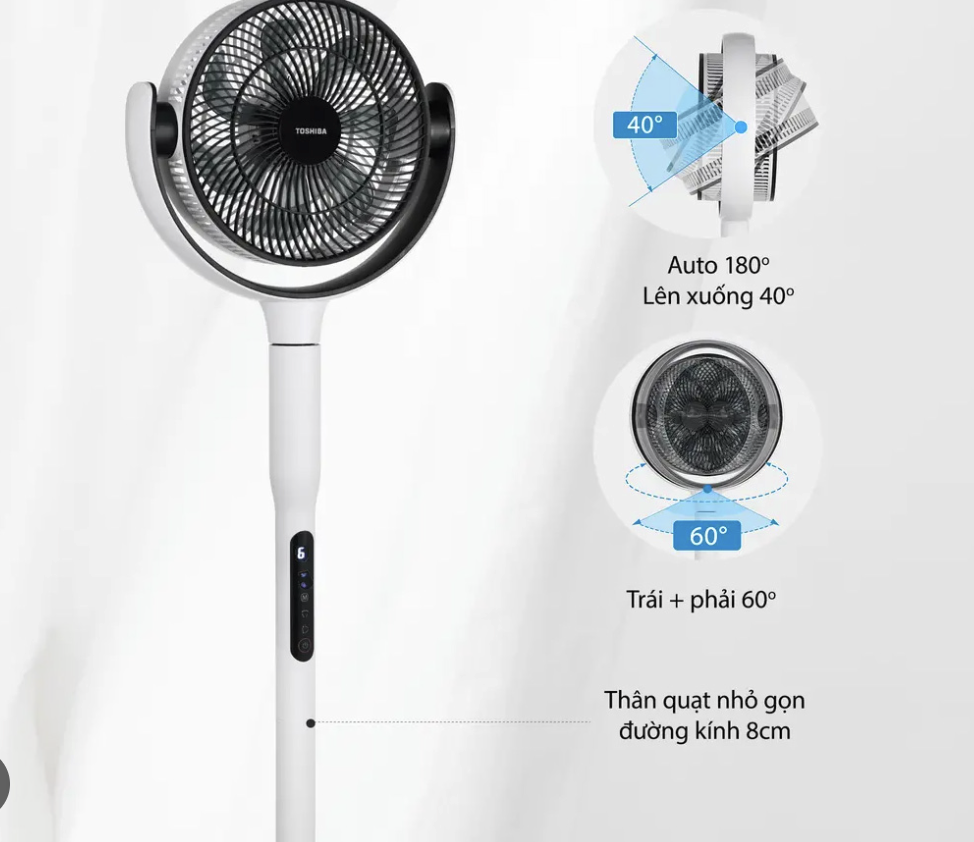 Quạt Tuần Hoàn Không Khí Toshiba F-DSC50XVN(W)