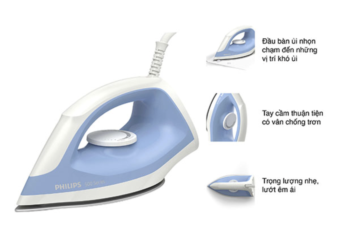 Bàn Ủi Khô Philips DST0520/20