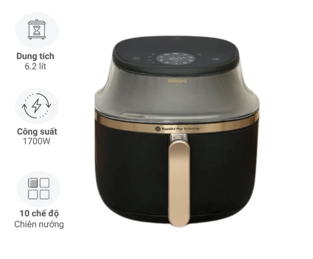 Nồi Chiên Không Dầu Philips NA342/00