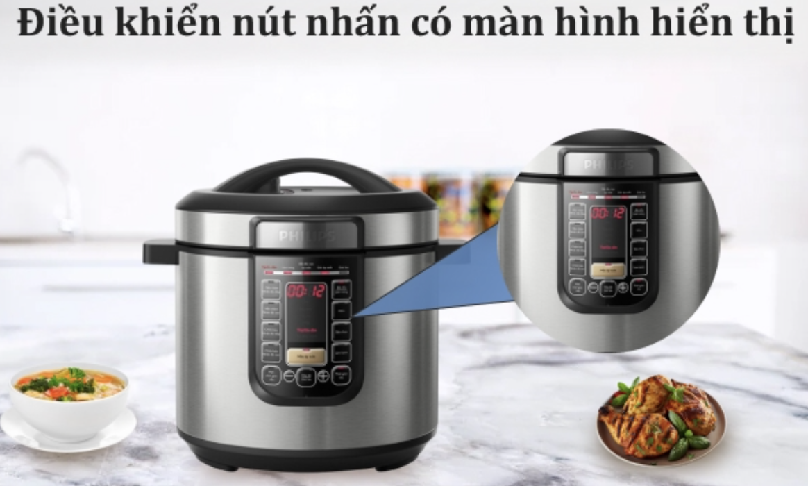 Nồi Áp Suất Điện Đa Năng Philips HD2237/66