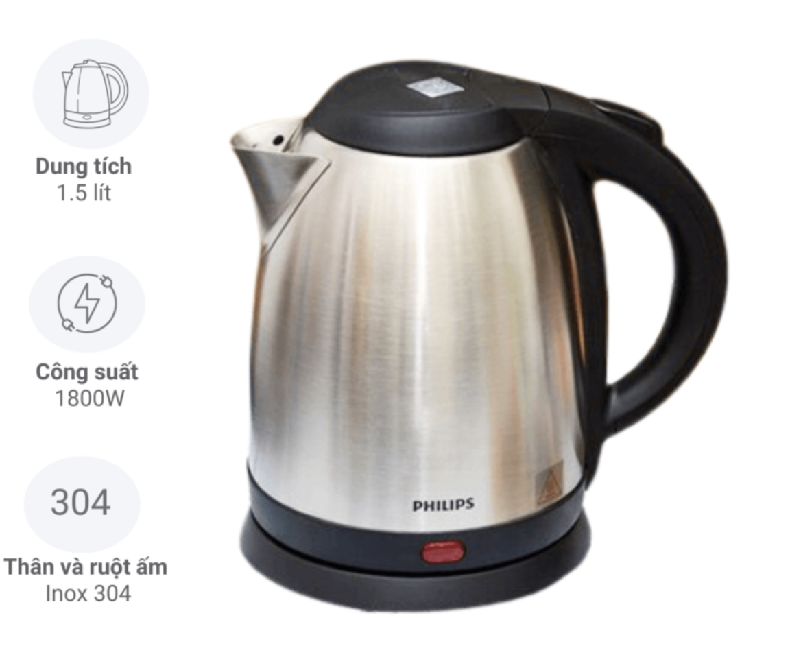 Bình Đun Siêu Tốc Philips HD9306/03