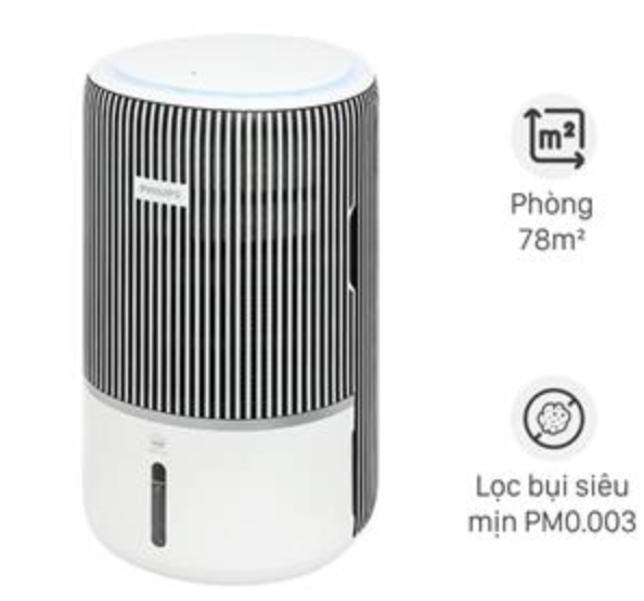 Máy Lọc Không Khí Tích Hợp Tạo Ẩm Philips AC3420/10