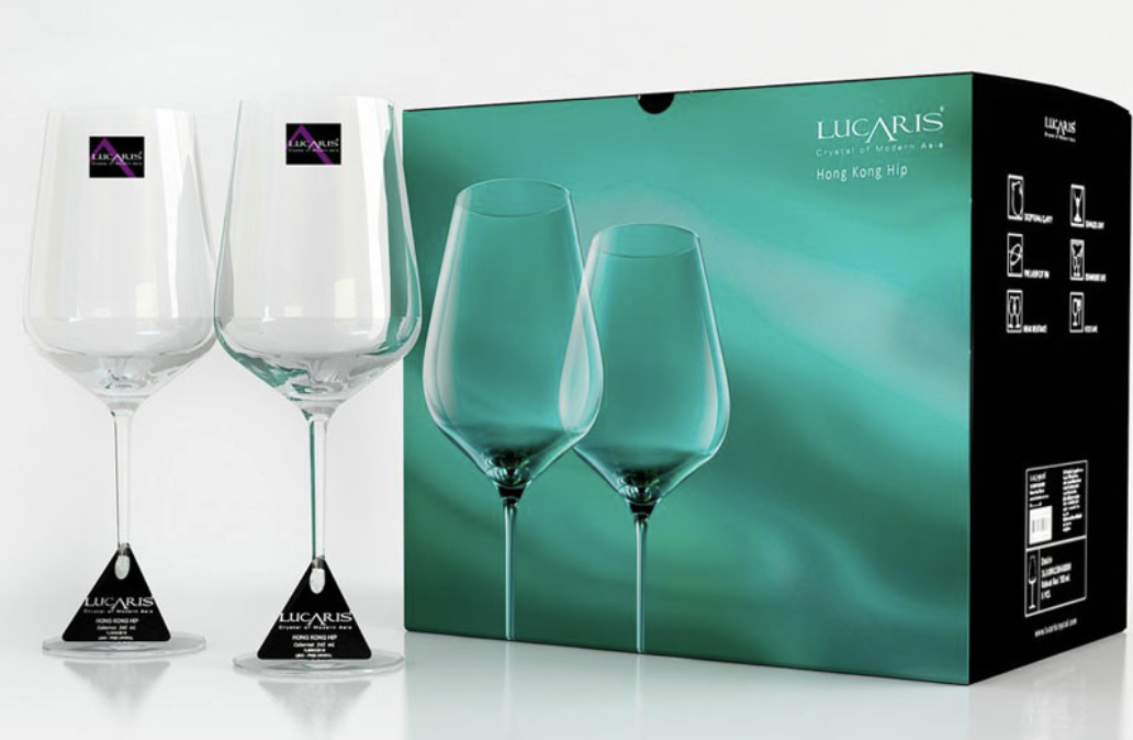 Ly Rượu Vang Cao Cấp Lucaris Hong Kong Hip Bordeaux 1LS04BD27E