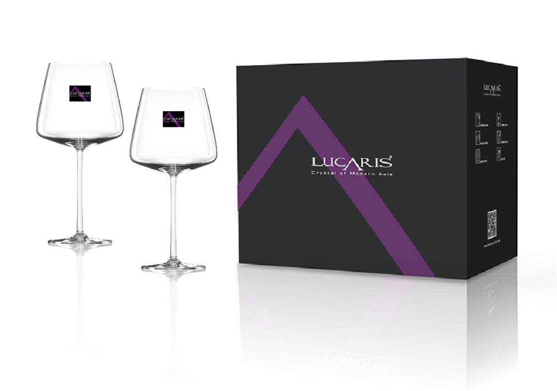 Ly Rượu Vang Cao Cấp Lucaris Muse Burgundy S21BG28 