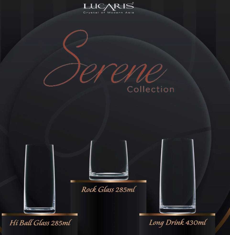 Ly Cocktail Cao Cấp Lucaris Serene Long Drink 1LT17LD15 