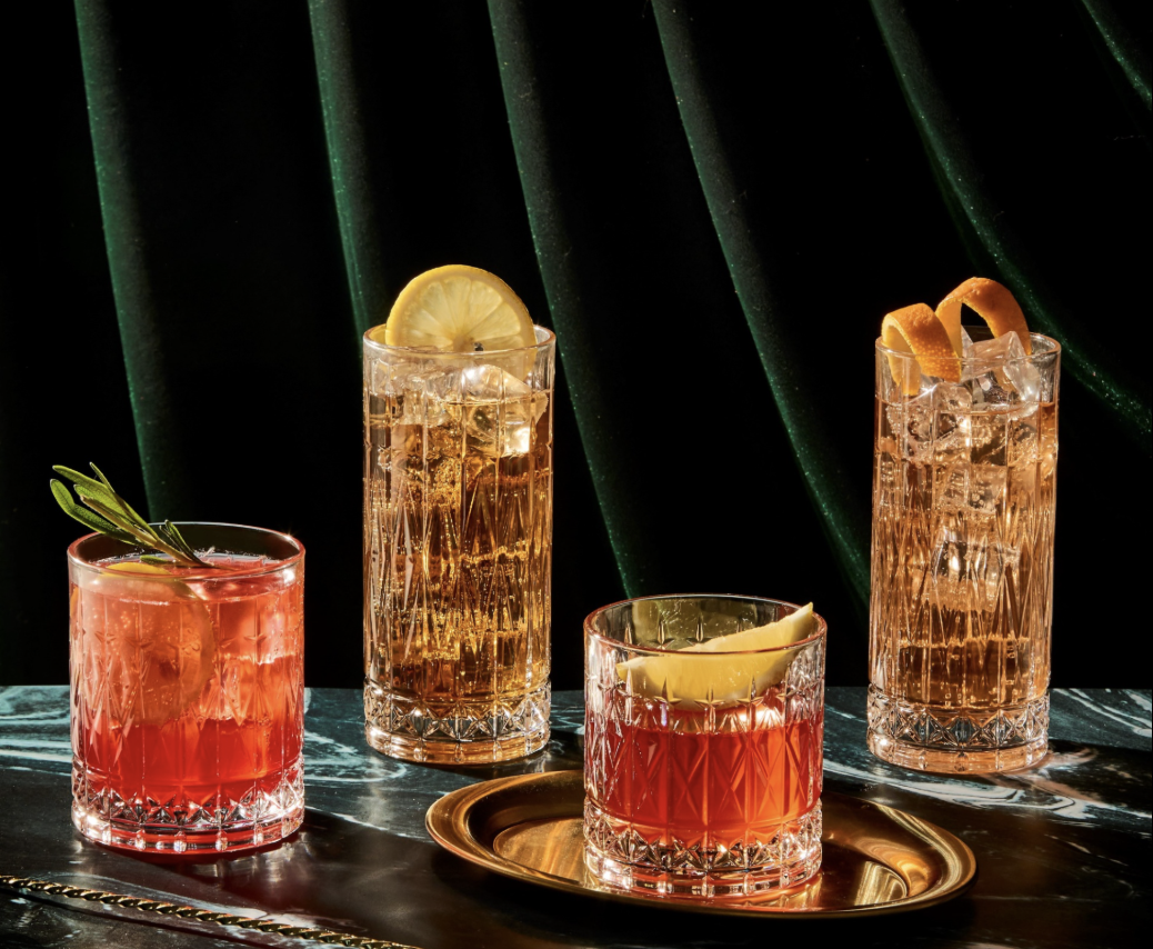 Ly Rượu Whisky Cao Cấp Lucaris Opulence Sapphire Double Rock LP25DR12 