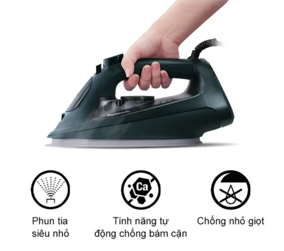 Bàn Ủi Hơi Nước Cầm Tay Panasonic NI-U450GRA