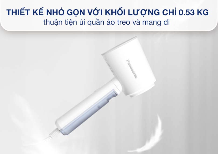 Bàn Ủi Hơi Nước Cầm Tay Mini Panasonic NI-GHD015WRA