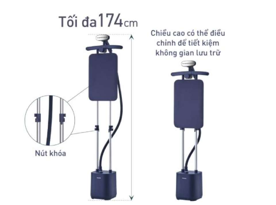 Bàn Ủi Hơi Nước Đứng Panasonic NI-GWG085ARA