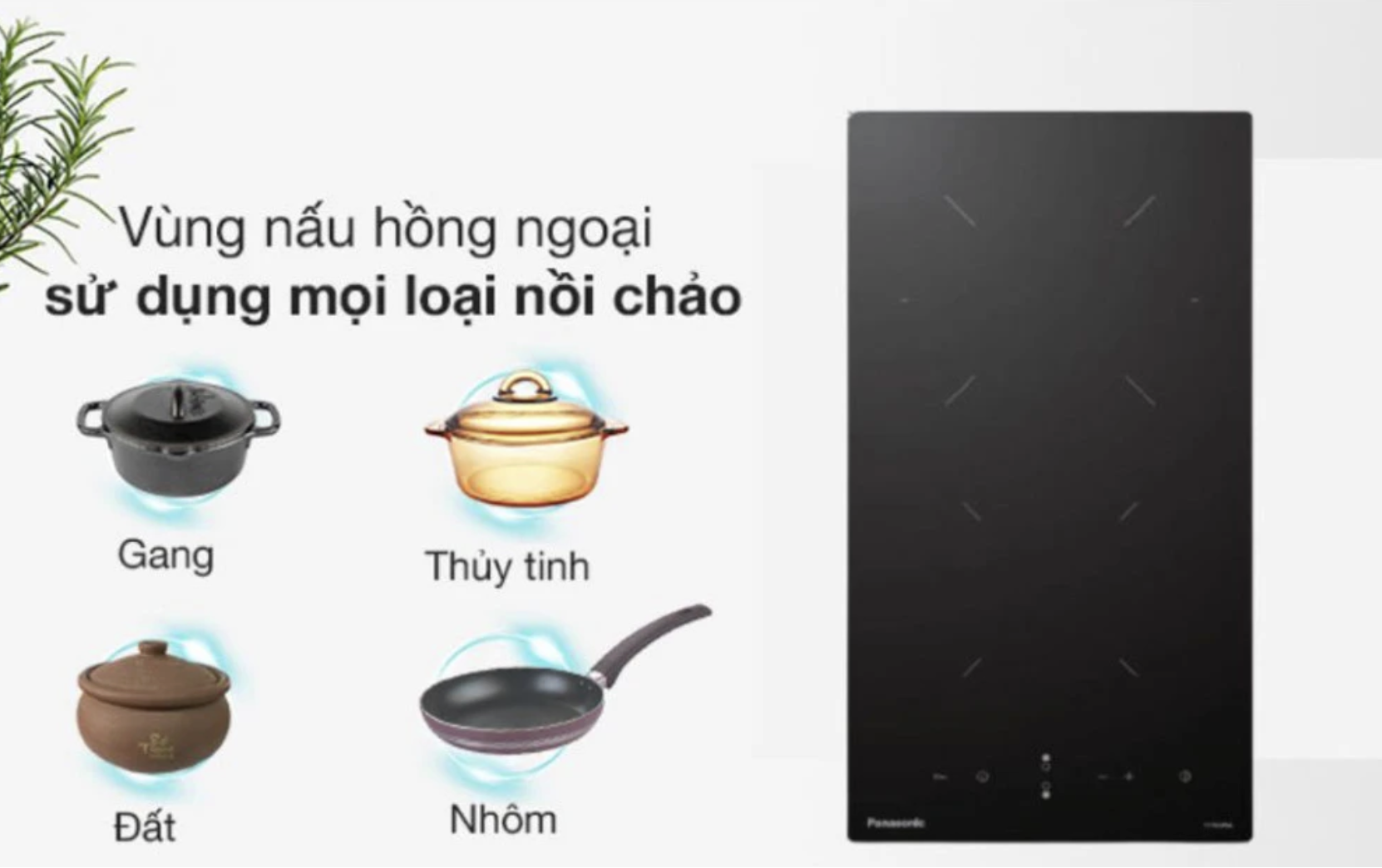 Bếp Hồng Ngoại Đôi Lắp Âm Panasonic KY-R32AELYUE 