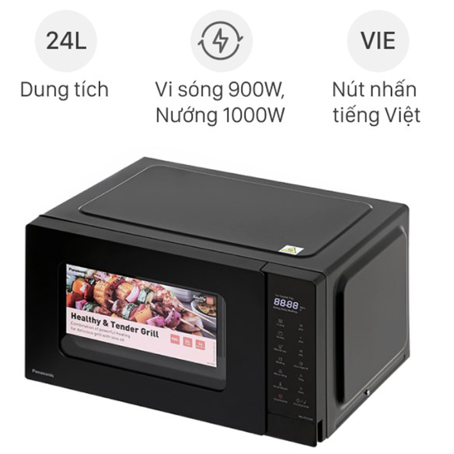 Lò Vi Sóng Điện Tử Có Nướng Panasonic NN-GT35NBYUE