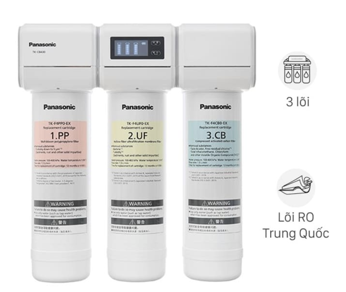 Máy Lọc Nước Siêu Lọc UF Âm Tủ Panasonic TK-CB430-ZEX 