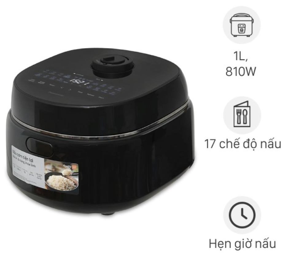 Nồi Cơm Điện Tử Panasonic SR-DM104KRA 