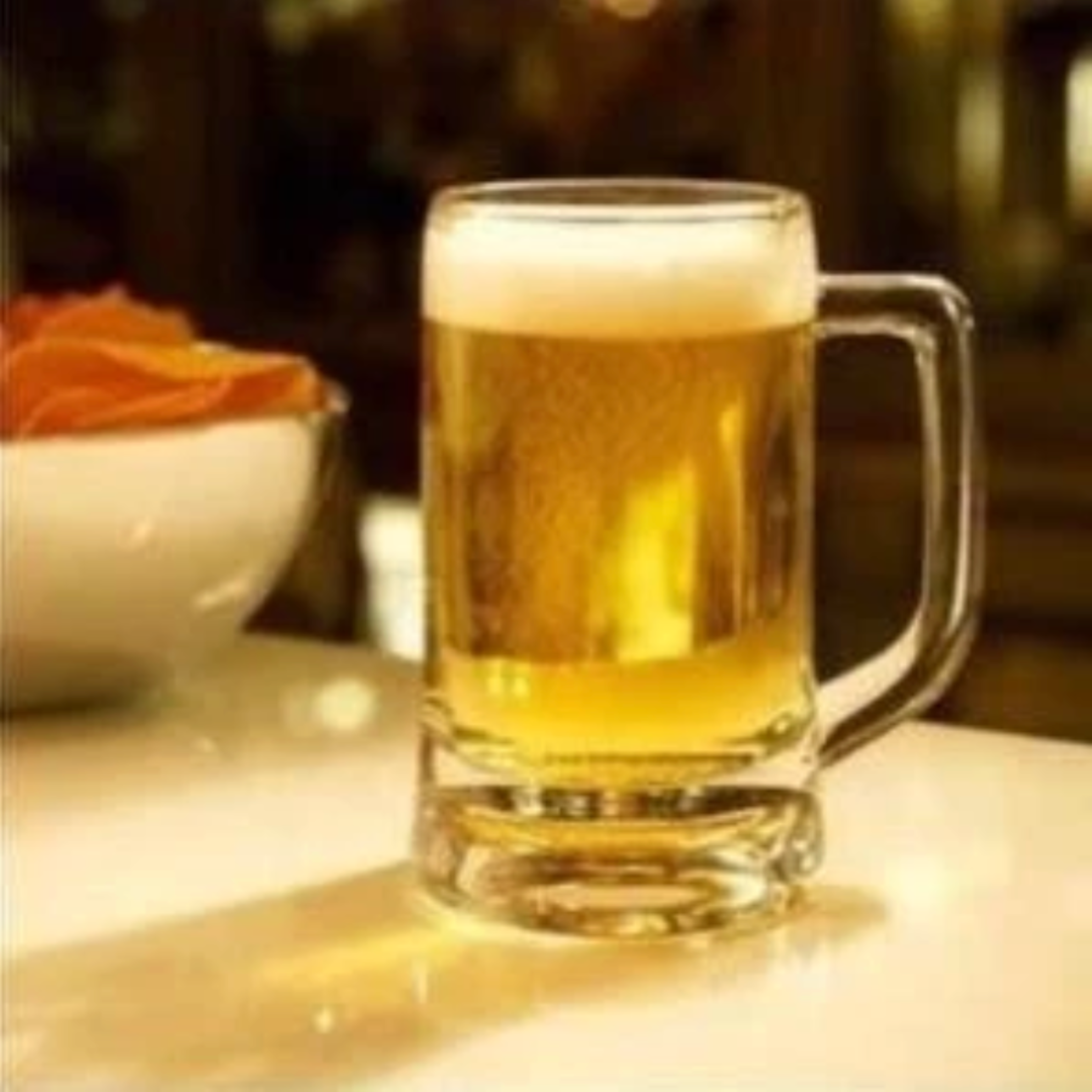 Cốc Bia Thủy Tinh Quai Đại Munich Beer Mug P00843