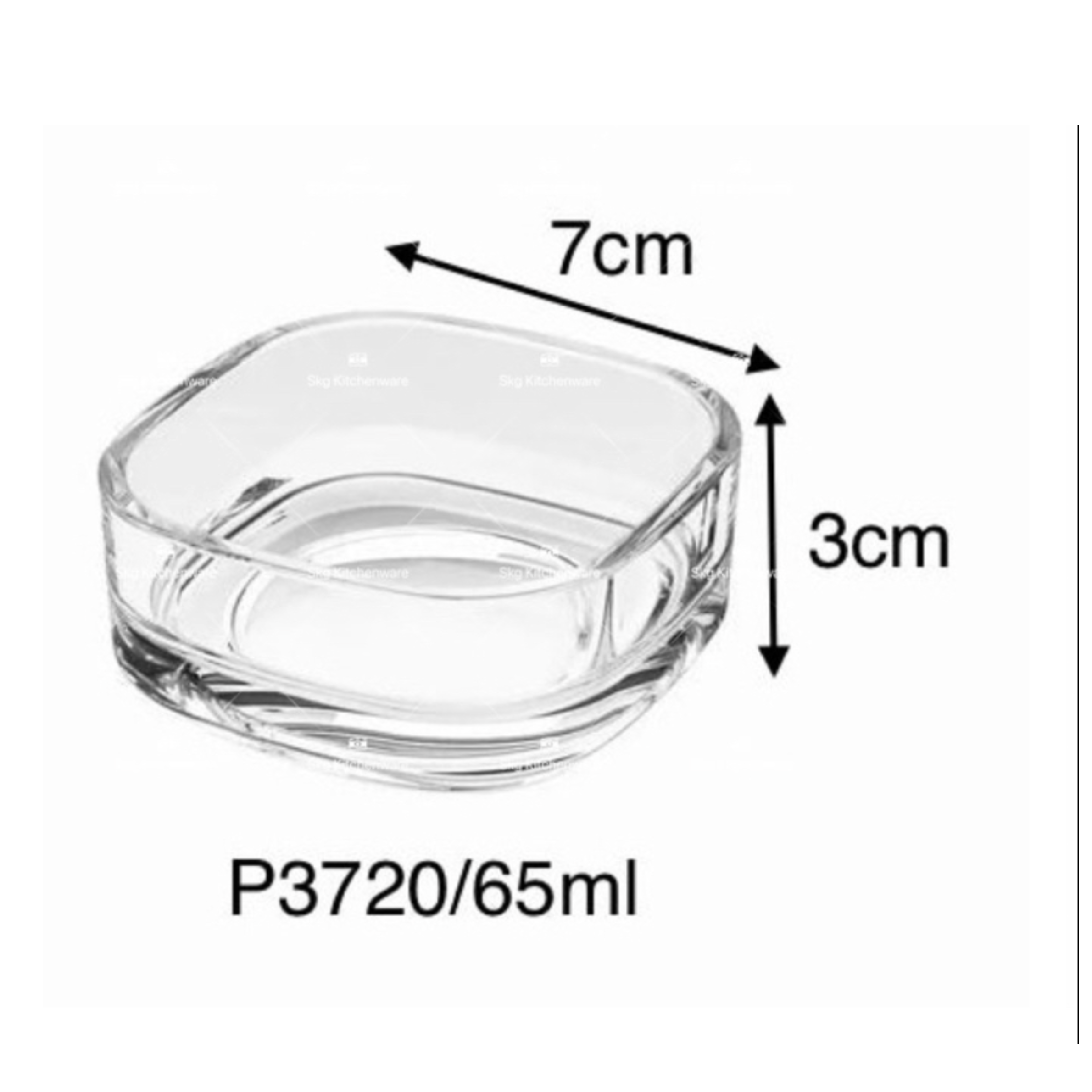 Chén Thủy Tinh Ocean Verrine Shallow Bowl P03720