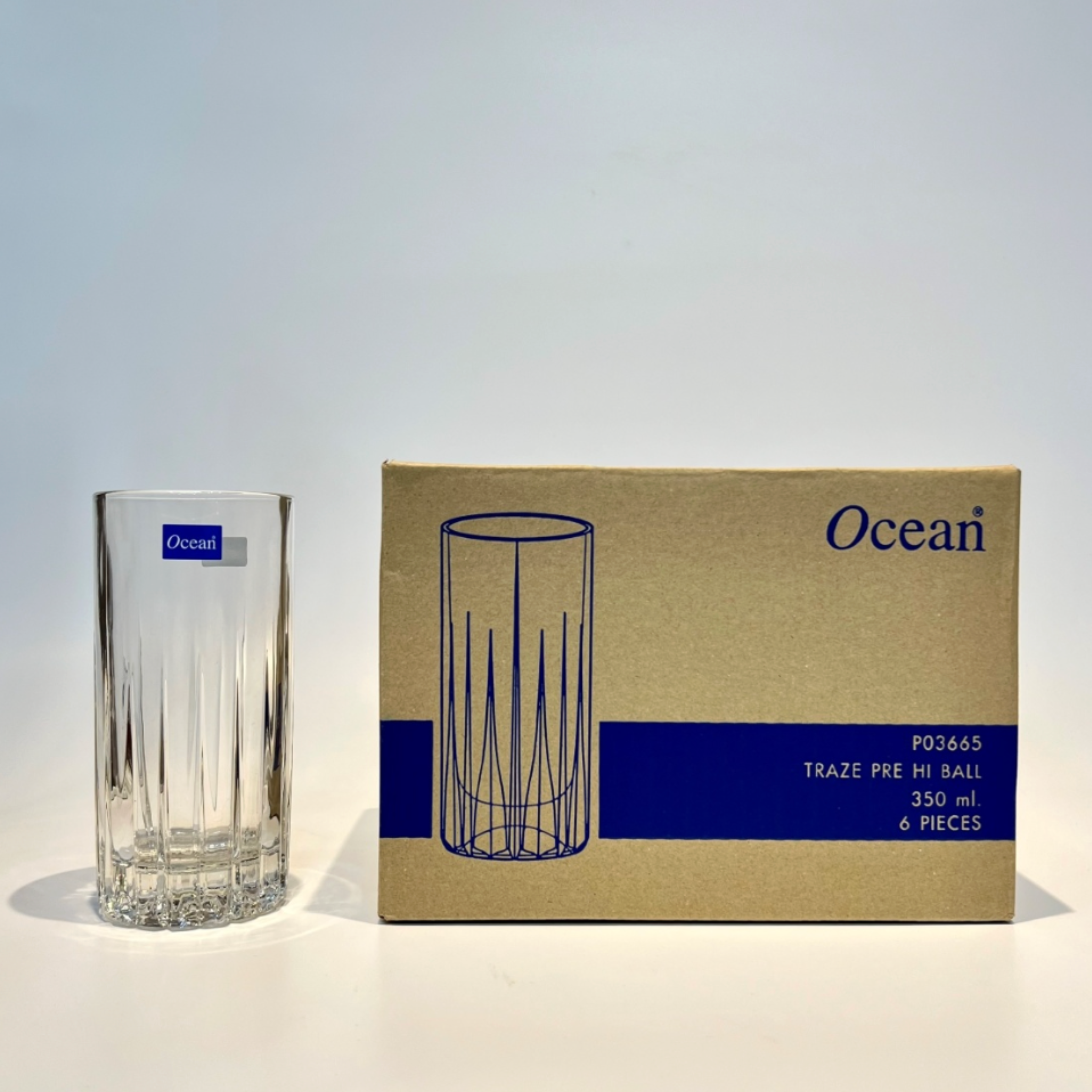 Ly Thủy Tinh Ocean Traze PRE Hi Ball P03665