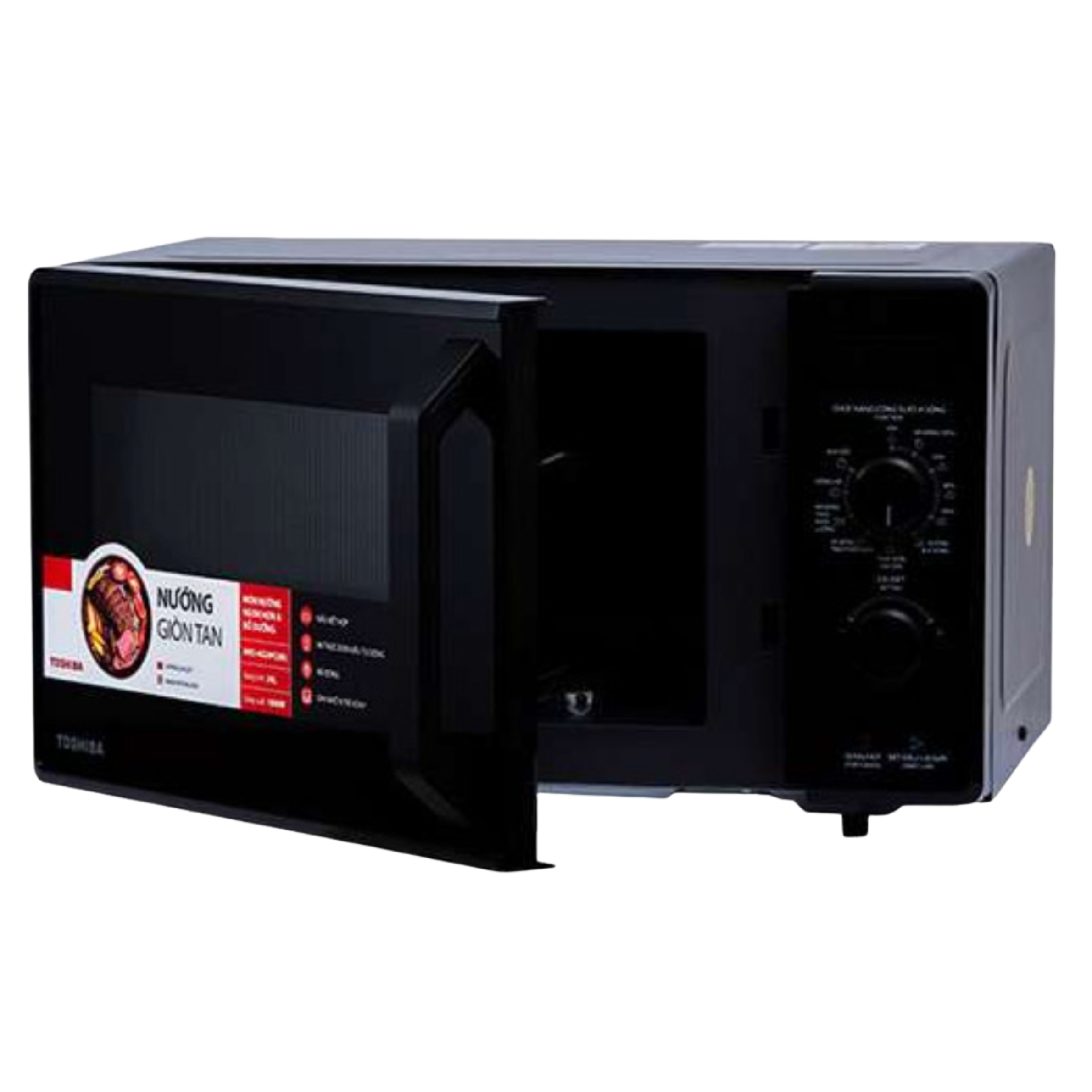 Lò Vi Sóng Cơ Có Nướng Toshiba 24 Lít MW2-AG24PC(BK)