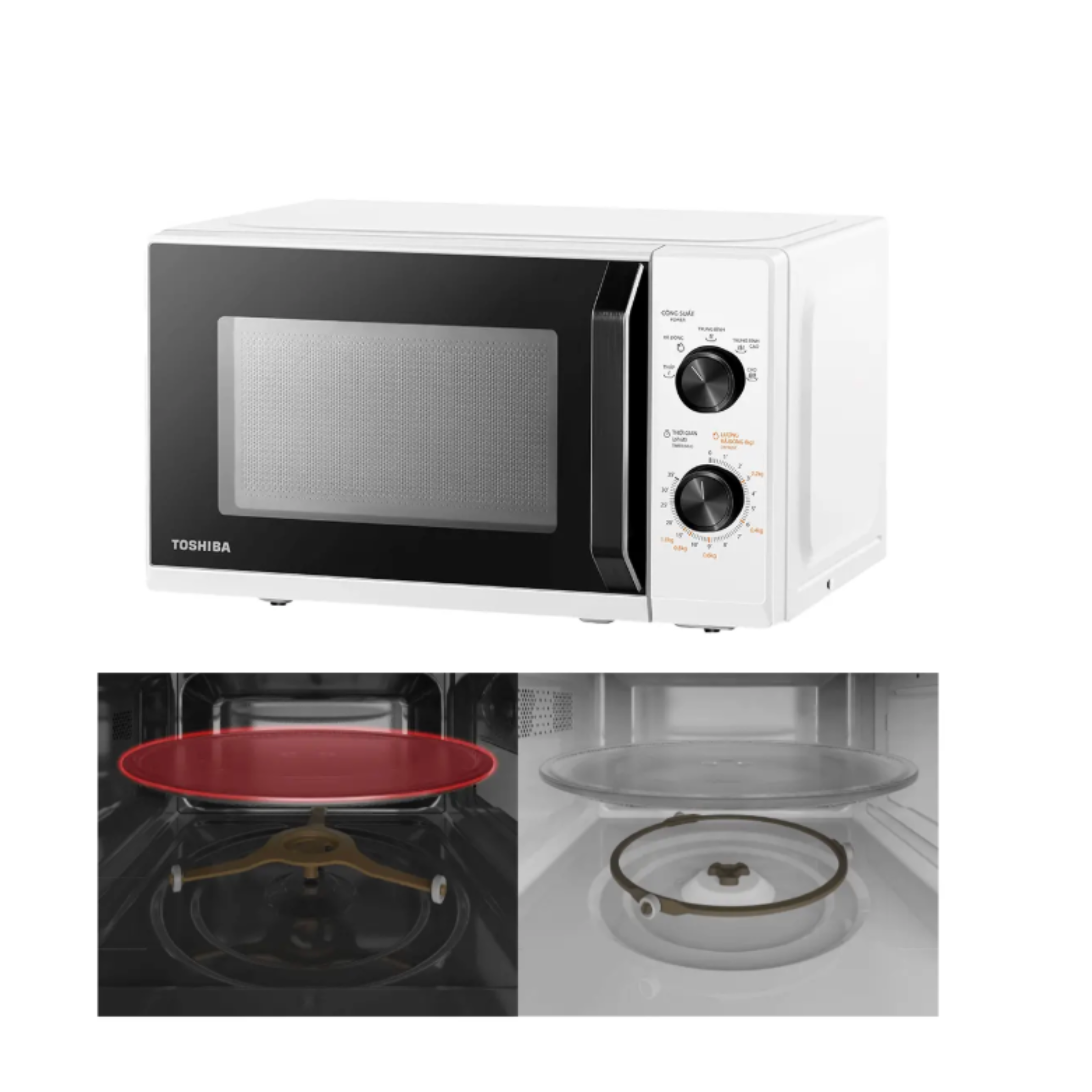 Lò Vi Sóng Cơ Toshiba 25 Lít MW3-MM25PE(WH)