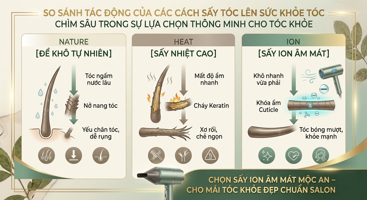 Sự hư tổn của tóc